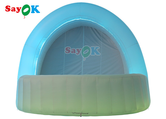 Oxford Cloth Inflatable Bar Tent 3.5x3.5x3m Logo Disesuaikan