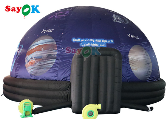 26.3ft Inflatable Planetarium Dome Projection Tenda Film Tiup Portabel Luar Ruangan