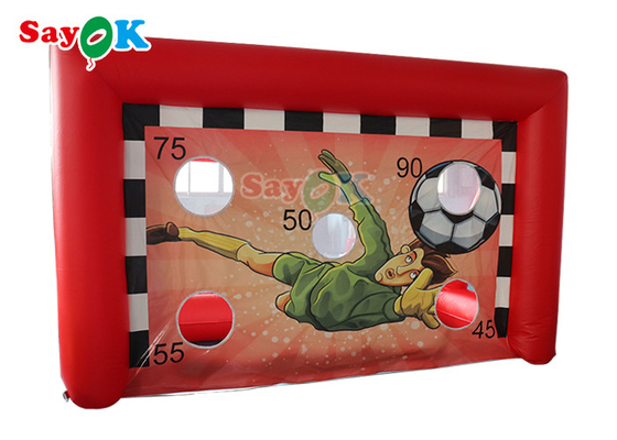 0.4mm PVC Tendangan Sepak Bola Tiup Permainan Karnaval Sepak Bola Tujuan Sepak Bola Menembak Permainan Adu Penalti