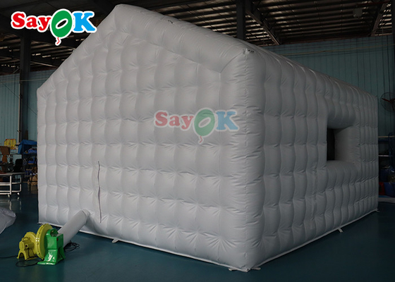 Bahan Pvc Komersial Inflatable Bounce House Warna Putih