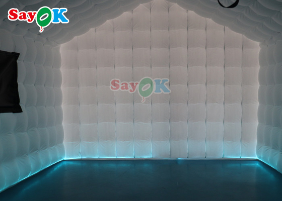 Bahan Pvc Komersial Inflatable Bounce House Warna Putih
