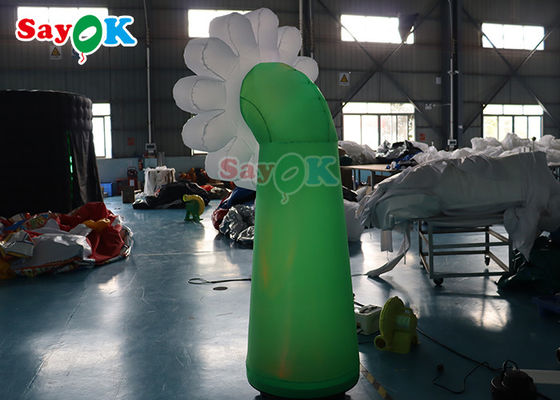 OEM Pvc Inflatable Lighting Decoration Led Flower Model Untuk Periklanan