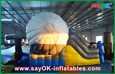 Luar AirPlane Bentuk Inflatable Bounce Slider Dengan CE / UL Blower Untuk Bermain