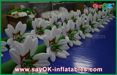 Besar Inflatable Lighting Dekorasi Inflatable Wedding Flower Chain With LED Light Untuk Dekorasi
