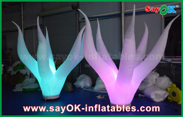 1.5m Tinggi Nylon Cloth Inflatable Pencahayaan Coral Water Plant Untuk Dekorasi Panggung