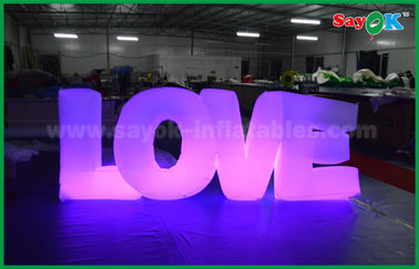 Dekorasi Pencahayaan Tiup Romantis, Surat Cinta Tiup Dengan Lampu LED