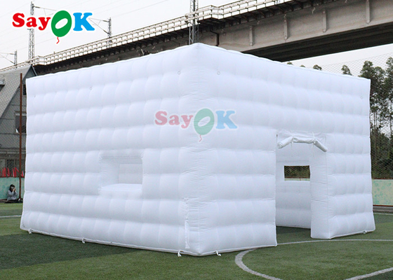 LED Light Inflatable Cube Tenda Acara Pernikahan Tenda Klub Malam Rumah Untuk Disewa