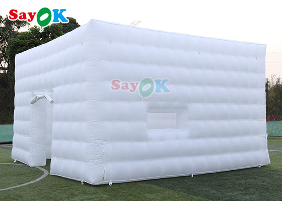 LED Light Inflatable Cube Tenda Acara Pernikahan Tenda Klub Malam Rumah Untuk Disewa