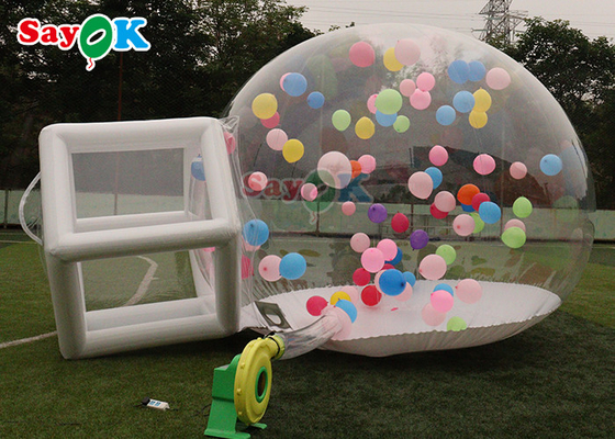 Inflatable Balon Gelembung Tenda Kubah Gelembung Transparan Keluarga Pesta Pernikahan Gelembung Ruang Yang Jelas untuk Berkemah