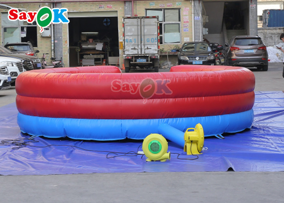 Permainan olahraga dewasa luar ruangan gladiator arena jousting tiup arena cincin jousting inflable