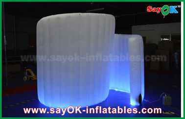 Photo Booth Enclosure Inflatable Portable Mobile Photo Booth Spiral Wall Tahan Lama Sertifikasi SGS