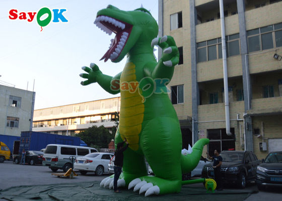 Ukuran Besar Karakter Inflatable Pencetakan Lengkap Model Tyrannosaurus Rex Inflatable Blow Up Dinosaur Model