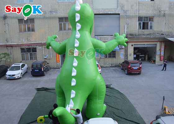 Ukuran Besar Karakter Inflatable Pencetakan Lengkap Model Tyrannosaurus Rex Inflatable Blow Up Dinosaur Model