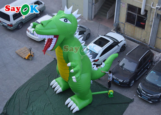 Ukuran Besar Karakter Inflatable Pencetakan Lengkap Model Tyrannosaurus Rex Inflatable Blow Up Dinosaur Model