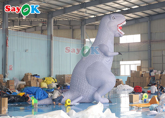 Balon Iklan Inflatable Dekorasi Dinosaurus Tyrannosaurus Inflatable 5m Untuk Iklan