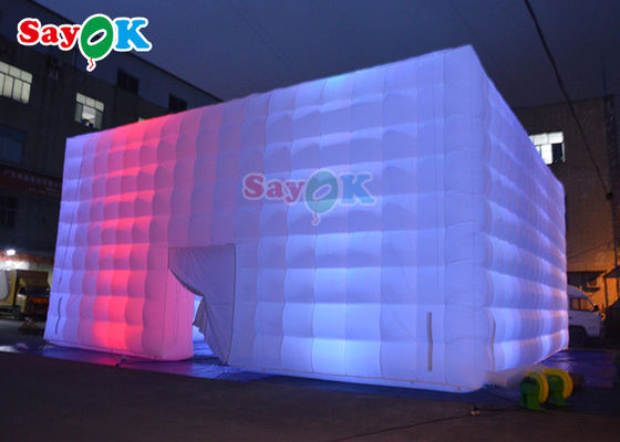 Tenda Rumput Tiup Otomatis 10x10x5m Tenda Pesta Led Tiup Tenda Udara Tiup