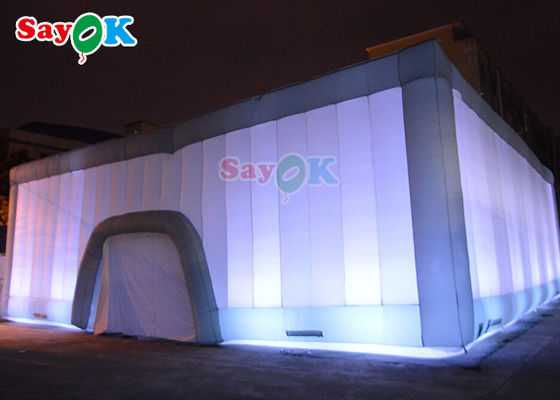 Inflatable Cube Tenda dewasa Acara Luar Ruangan Pesta Klub Malam Air Meledakkan Tenda