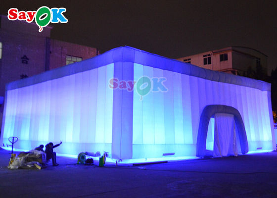Inflatable Cube Tenda dewasa Acara Luar Ruangan Pesta Klub Malam Air Meledakkan Tenda