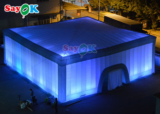 Inflatable Cube Tenda dewasa Acara Luar Ruangan Pesta Klub Malam Air Meledakkan Tenda