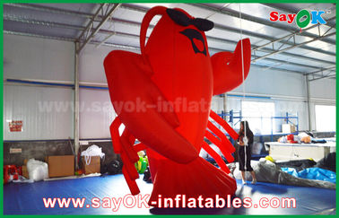 Karakter Kartun Tiup Raksasa Lobster Crawfish Festival Untuk Iklan