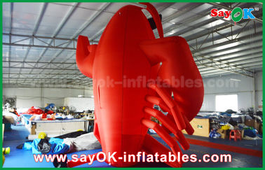 Karakter Kartun Tiup Raksasa Lobster Crawfish Festival Untuk Iklan