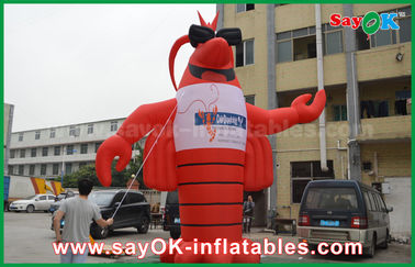 Blow Up Karakter Kartun Iklan Hewan Inflatable Merah Lobster Raksasa Model Inflatable Garansi 2 Tahun