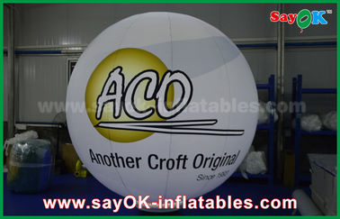 0.2mm PVC Kedap Udara Balon Tanah Tiup Tahan Air Dengan Logo Cetak