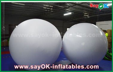LED Lighting Inflatable Balloon 0.2mm PVC Throwing Ball Untuk Vocal Concert / Event