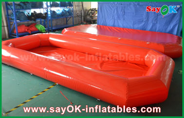 mainan anak-anak kembung merah pvc kolam renang air kembung udara padat kolam renang untuk anak-anak bermain
