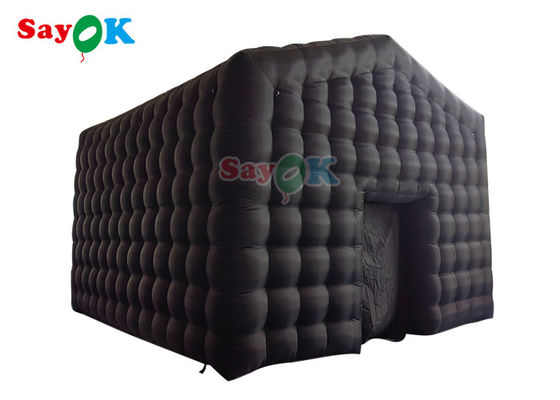 5.5x4.9x4.3mH Backyard Inflatable Night Club Tent Dengan Disco Light