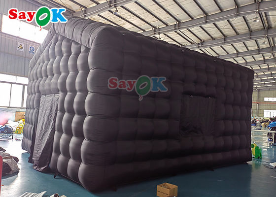 5.5x4.9x4.3mH Backyard Inflatable Night Club Tent Dengan Disco Light