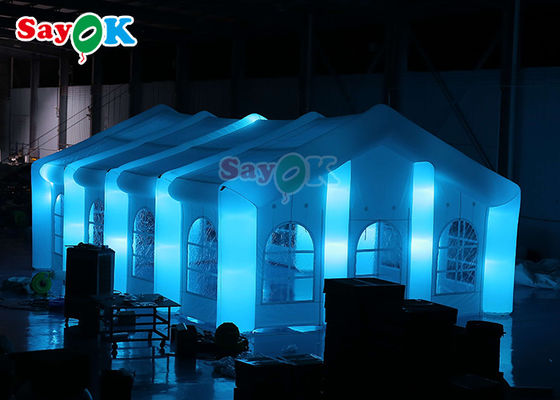 Custom Outdoor Inflatable Tent Pesta Klub Malam Struktur Bar Tenda Inflatable Warna Putih