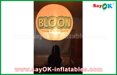 Oxford Cloth Inflatable Lighting Dekorasi Tripod Standing Balloon With Print