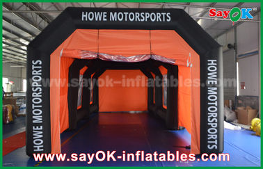 8 X 4m Besar PVC Kelas Komersial Inflatables Mobil Semprot Booth Untuk Tahan Air