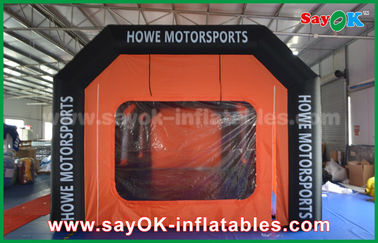 8 X 4m Besar PVC Kelas Komersial Inflatables Mobil Semprot Booth Untuk Tahan Air