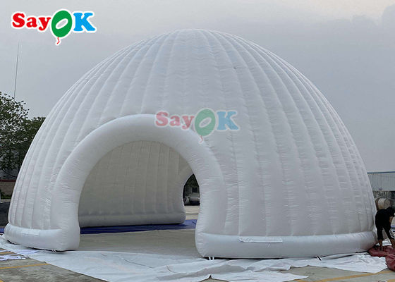 Tenda Udara Inflatable Iklan Struktur Tenda Igloo Dome Inflatable