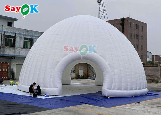 Tenda Udara Inflatable Iklan Struktur Tenda Igloo Dome Inflatable