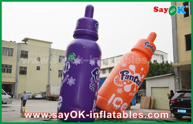 Iklan Kustom Inflatable Produk Raksasa Inflatable Baby Feeder Drink Bottle