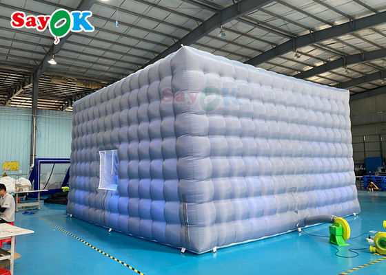 Automatic Inflatable Party Tent House Nightclub Inflatable Cube Tent Untuk Sewa 7x7x4mH