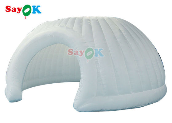 Outdoor PVC Oxford Tenda Keluarga Inflatable Panorama Dome White Wedding Tenda Marquee Inflatable