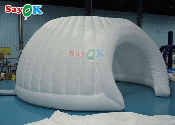 Outdoor PVC Oxford Tenda Keluarga Inflatable Panorama Dome White Wedding Tenda Marquee Inflatable