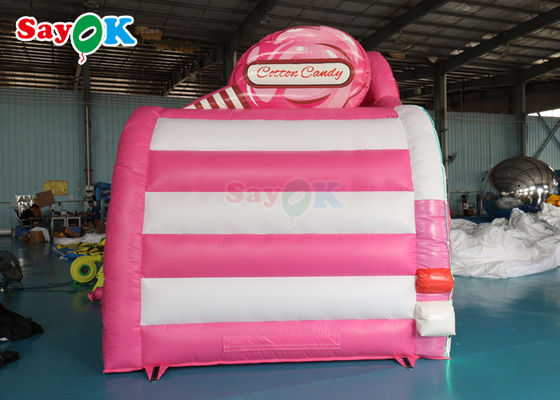Pergi di luar ruangan Tenda Udara Tenda Udara Inflatable Food Truck Cotton Candy Kios Tema