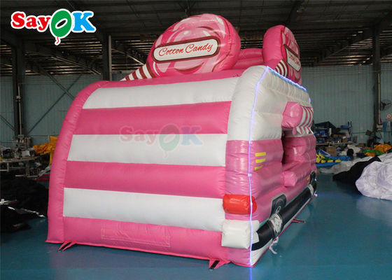 Pergi di luar ruangan Tenda Udara Tenda Udara Inflatable Food Truck Cotton Candy Kios Tema