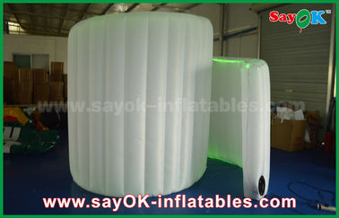 Kampa Air Tent White Inflatable Led Lighting Inflatable Sprial Wall Photo Booth Latar Belakang