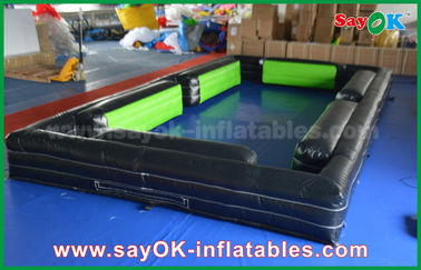 Inflatable Kids Game Inflatable Snooker Lapangan Sepak Bola Bola Biliar Tiup Untuk Permainan Foot Snook