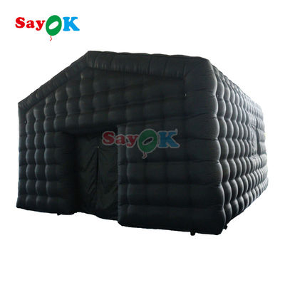 LED portabel Disco Pencahayaan Mobile Night Club Tent Cube Party Tent Inflatable Klub Malam Untuk Sewa