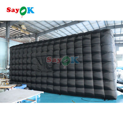 LED portabel Disco Pencahayaan Mobile Night Club Tent Cube Party Tent Inflatable Klub Malam Untuk Sewa