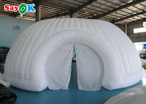 Iklan Tenda Marquee Inflatable Panorama Dome Tenda Pernikahan Putih Inflatable