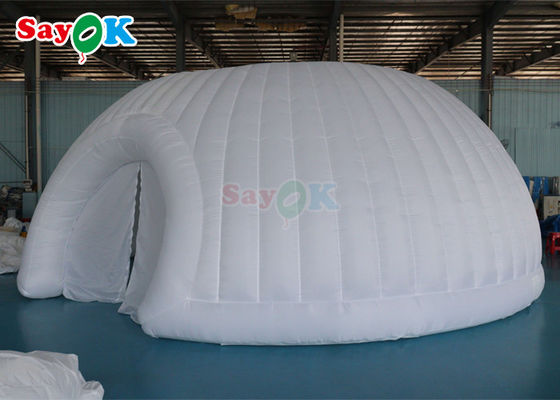 Iklan Tenda Marquee Inflatable Panorama Dome Tenda Pernikahan Putih Inflatable