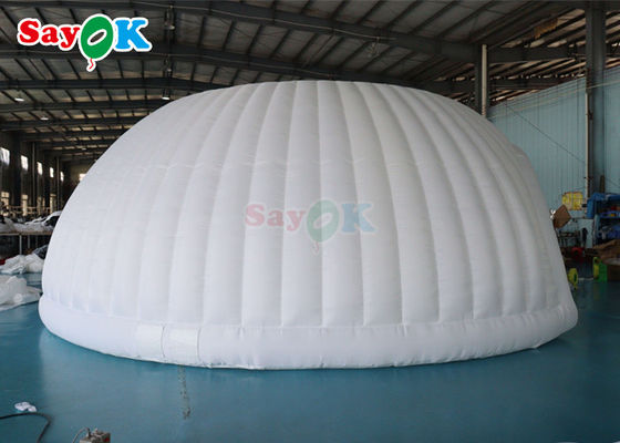 Iklan Tenda Marquee Inflatable Panorama Dome Tenda Pernikahan Putih Inflatable